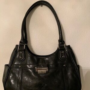 Style & Co Elegant Black Leather Handbag
